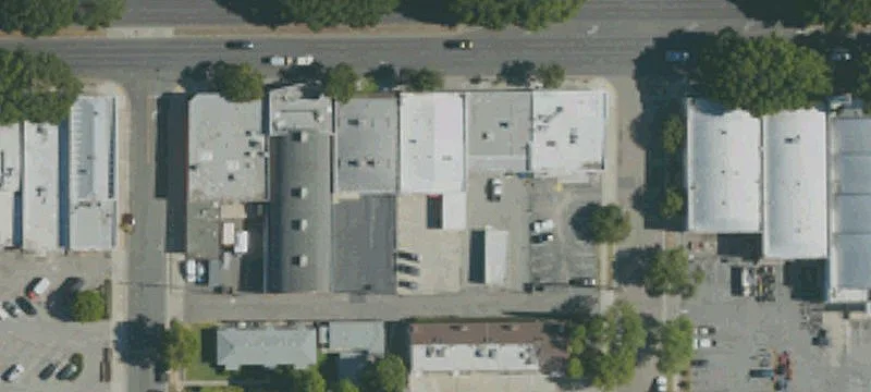 Commercial Building with Parking Lot