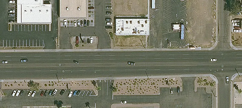 Retail Plaza with Monument Signage