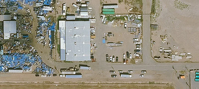 Industrial Warehouse with Fenced Yard