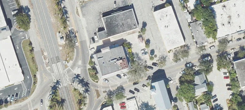 Two-Story Mixed-Use Corner Building