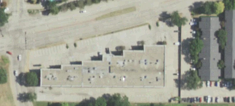 Class B Office Building with Entrances