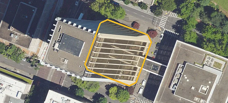 Secure Parking Office Building