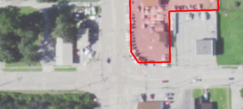 Automotive Lot with Sales Office