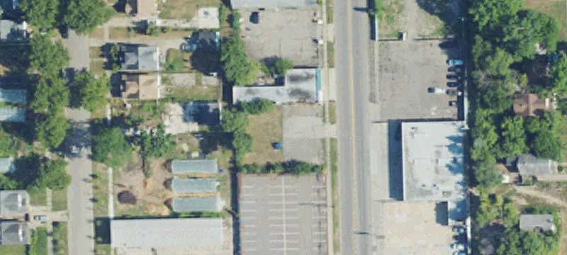 Brick Commercial Storefront Building