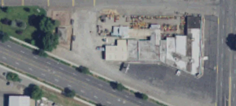 Fenced Laydown Yard with Two Entrances