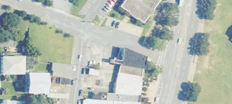 Two-Story Downtown Commercial Building