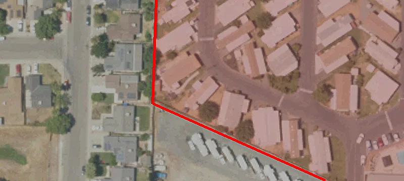 Single-Wide Mobile Home in Park