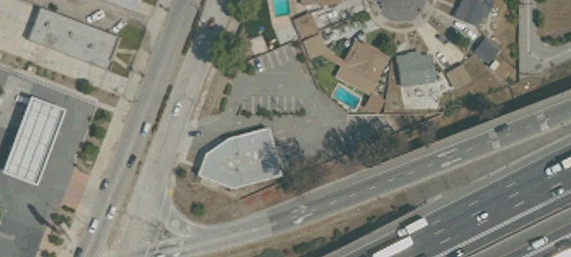 Office Building with Fenced Yard