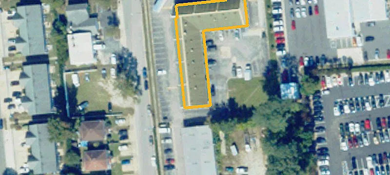 Retail Building with New Roof