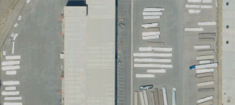 Truck Terminal with Trailer Parking