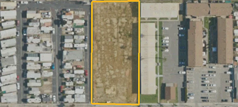 Fenced Industrial Yard Land