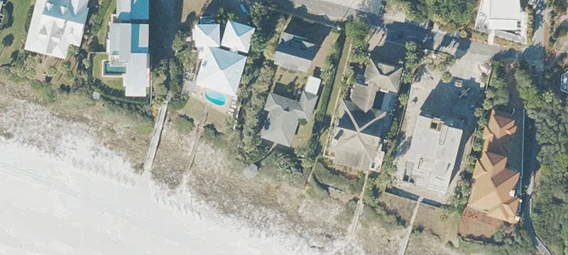 Gulf-Front Waterfront Land with Gazebo