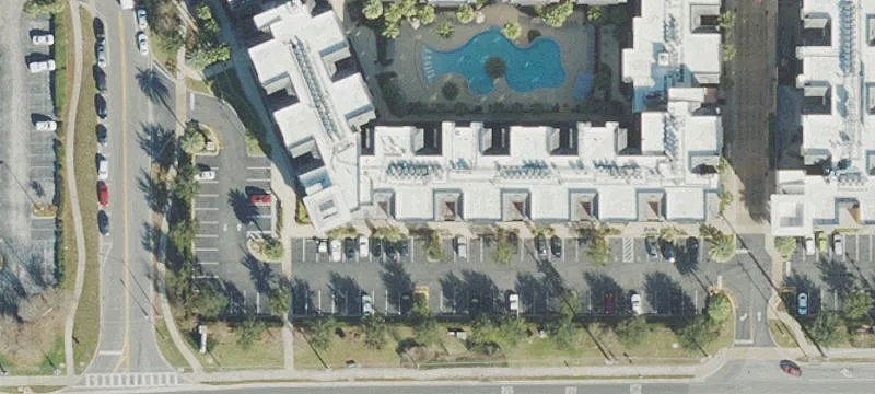Retail Center with Parking Garage