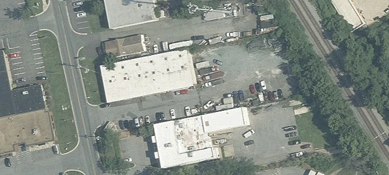 Fenced Industrial Storage Lot