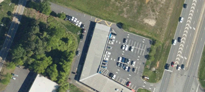 Retail Shopping Center at Intersection