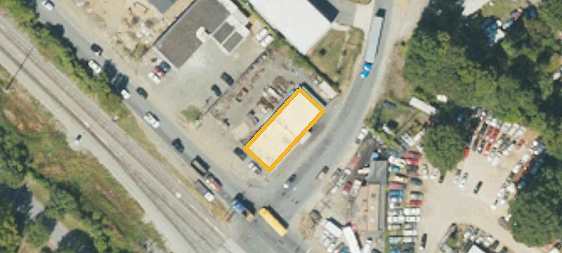 Warehouse with Fenced Laydown Yard