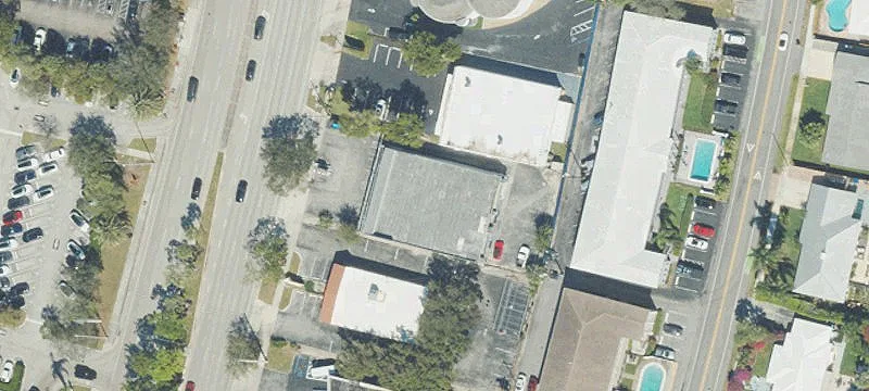 Paved Fenced Parking Land
