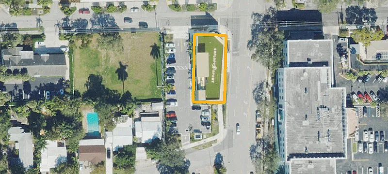 Remodeled Retail Building with Parking
