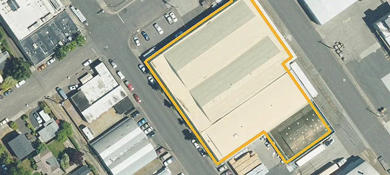 High-Ceiling Warehouse Building