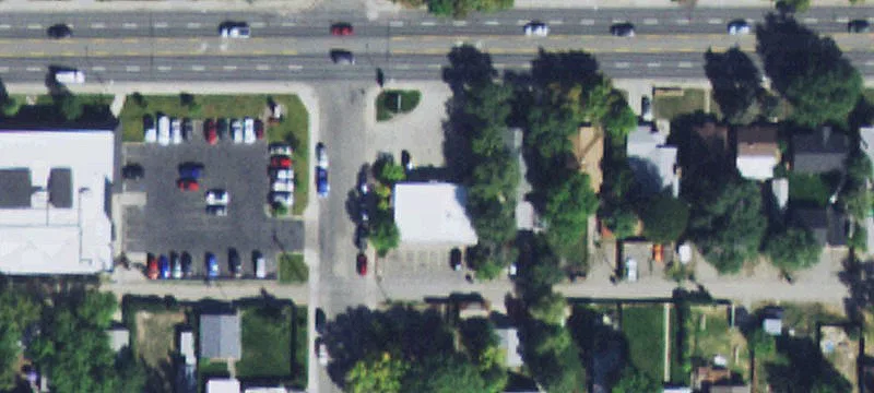 Corner Retail Building with Offices