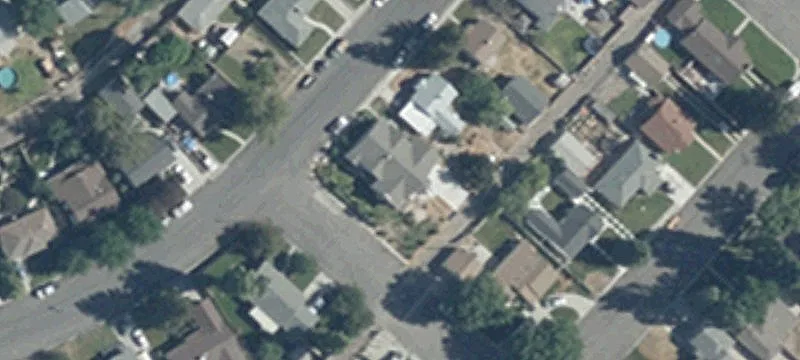 Corner-Lot Duplex with Two Patios