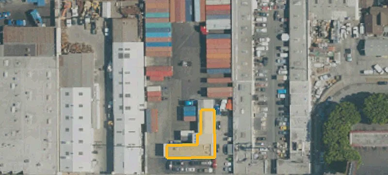 Paved Truck Storage Yard