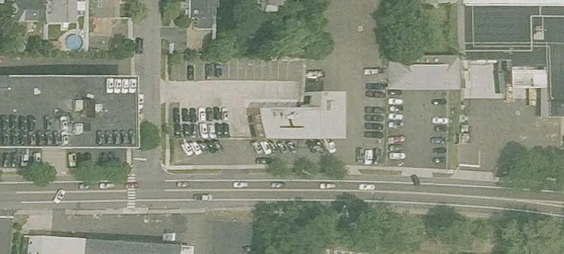 Three-Story Industrial Building with Vehicle Display