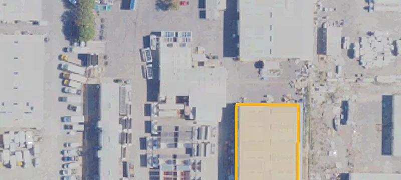 Graveled, Fenced Industrial Land