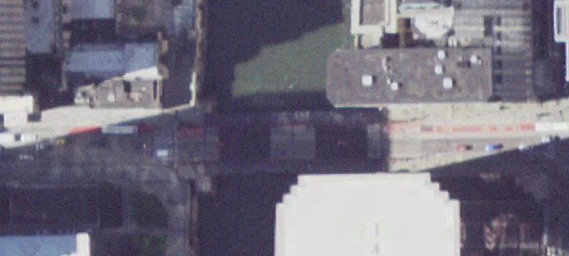 Office Building with Skybridge Access