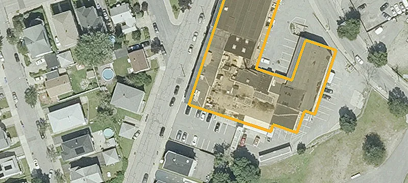 Industrial Warehouse with Loading Docks
