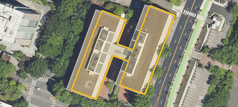 Remodeled Office Building with Courtyard