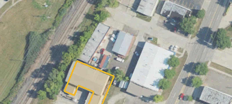 Light Industrial Building with Fenced Yard