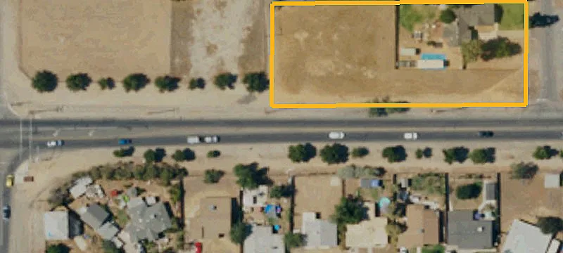 Corner Commercial Land with Street Frontage