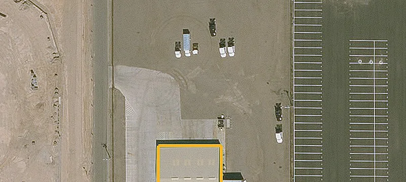 Warehouse with Secured Outdoor Storage