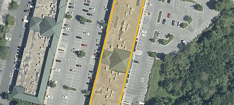 Retail Endcap with Open Plan