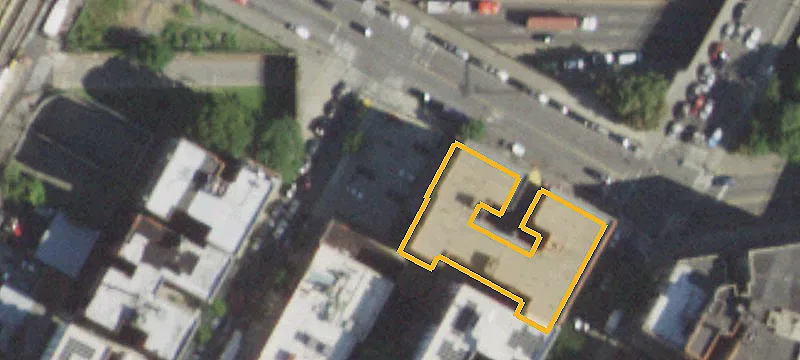 Corner Development Land with Air Rights