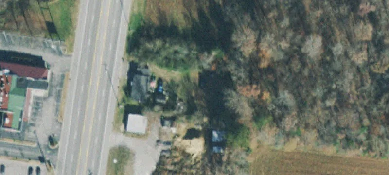 Retail Store with Gravel Parking