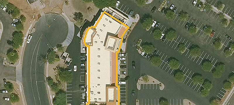 Restaurant Endcap with Patio