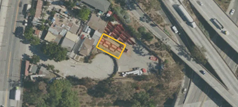 Fenced Industrial Yard for Contractors