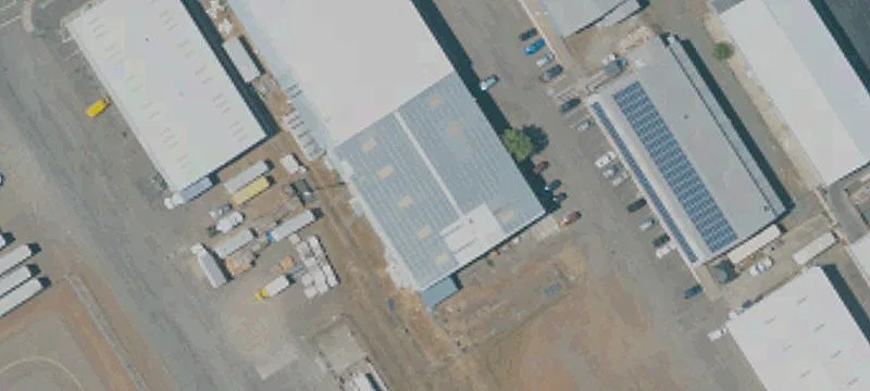 Warehouse with Fenced Yard