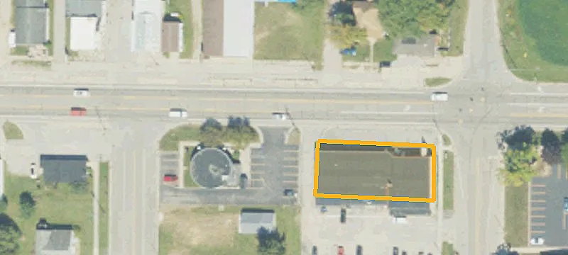 Downtown Commercial Building with Drive-Through
