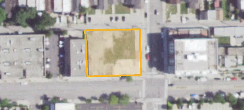 Development Site Corner Lot