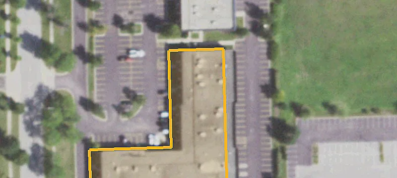 Brick Office Building with HVAC