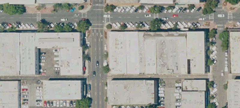 Downtown Mixed-Use Corner Building