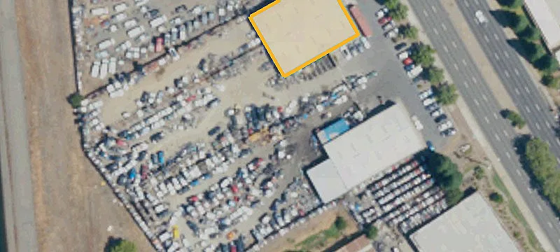 Industrial Building with Fenced Yard
