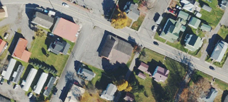 Retail Building with Paved Parking
