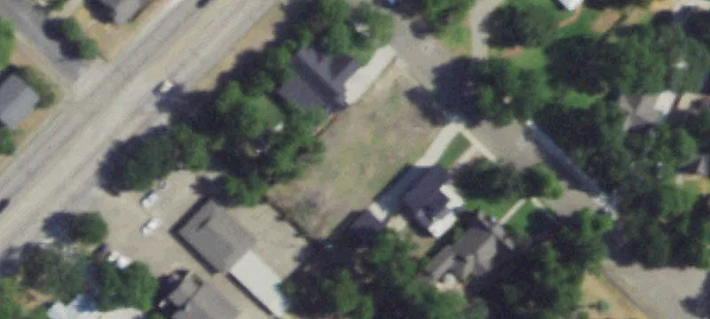 Residential Lot with Framed Foundation