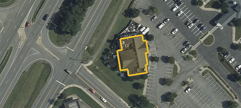 Commercial Pad Site with Signage
