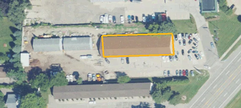 Industrial Bay with Roll-Up Door