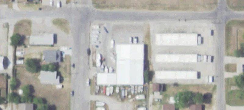 Self Storage Facility with Cinder-Block Units